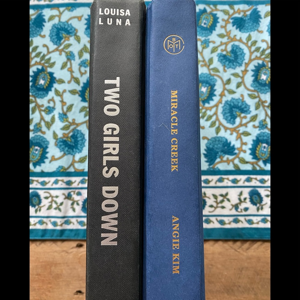 2 Hardback BOTM - 2 Girls Down & Miracle Creek